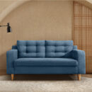 Ease Plus Blue Fabric 2 seater sofa