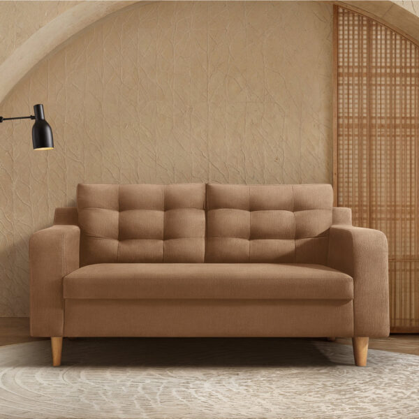 Ease Plus Beige Fabric 2 seater sofa