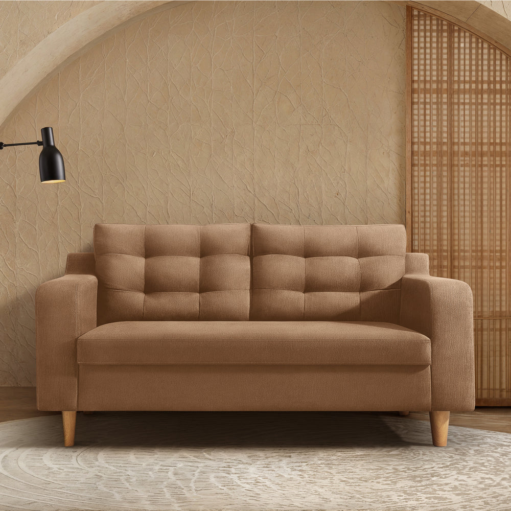 Ease Plus Beige Fabric 2 seater sofa
