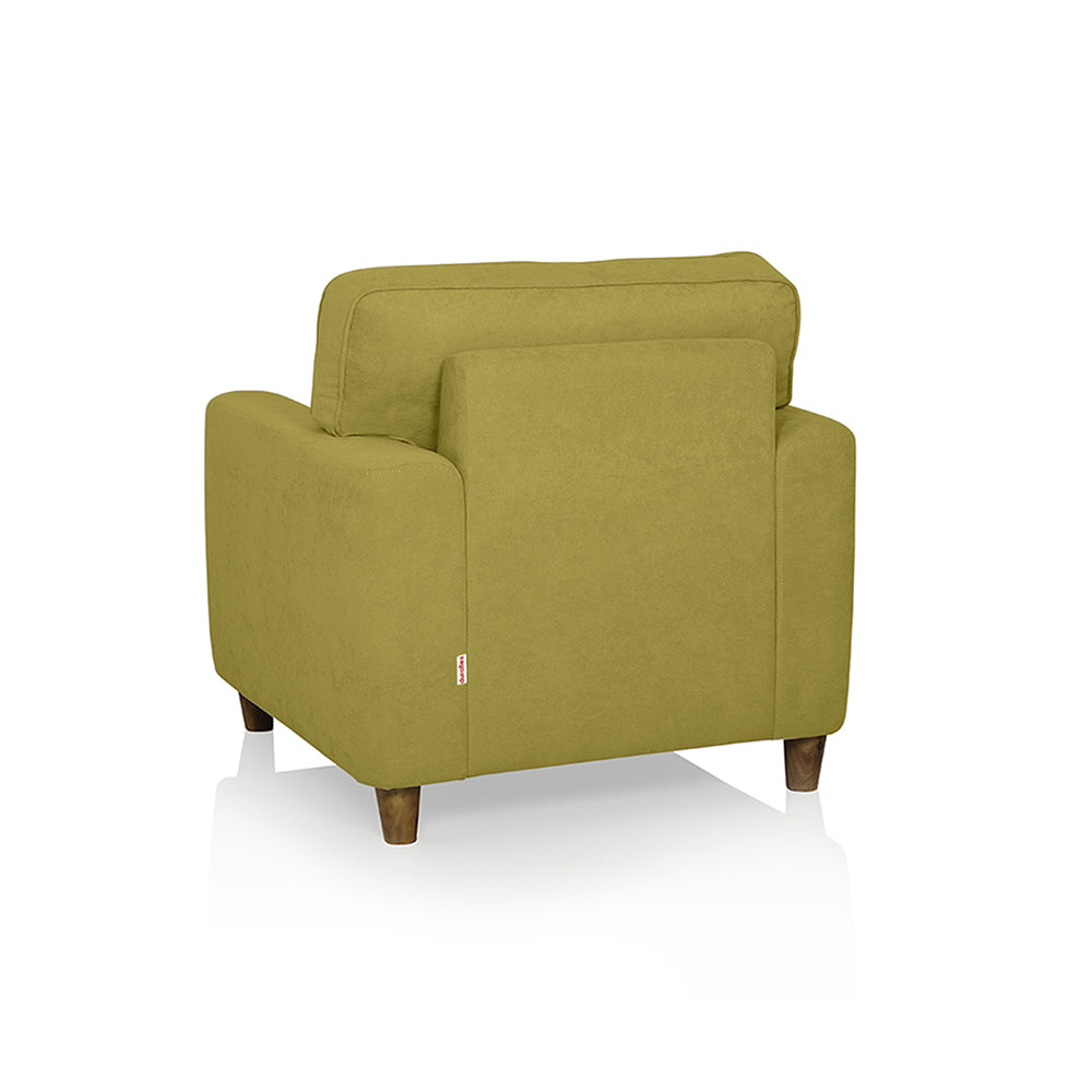 Utopia Green Fabric 1 seater sofa - Image 8