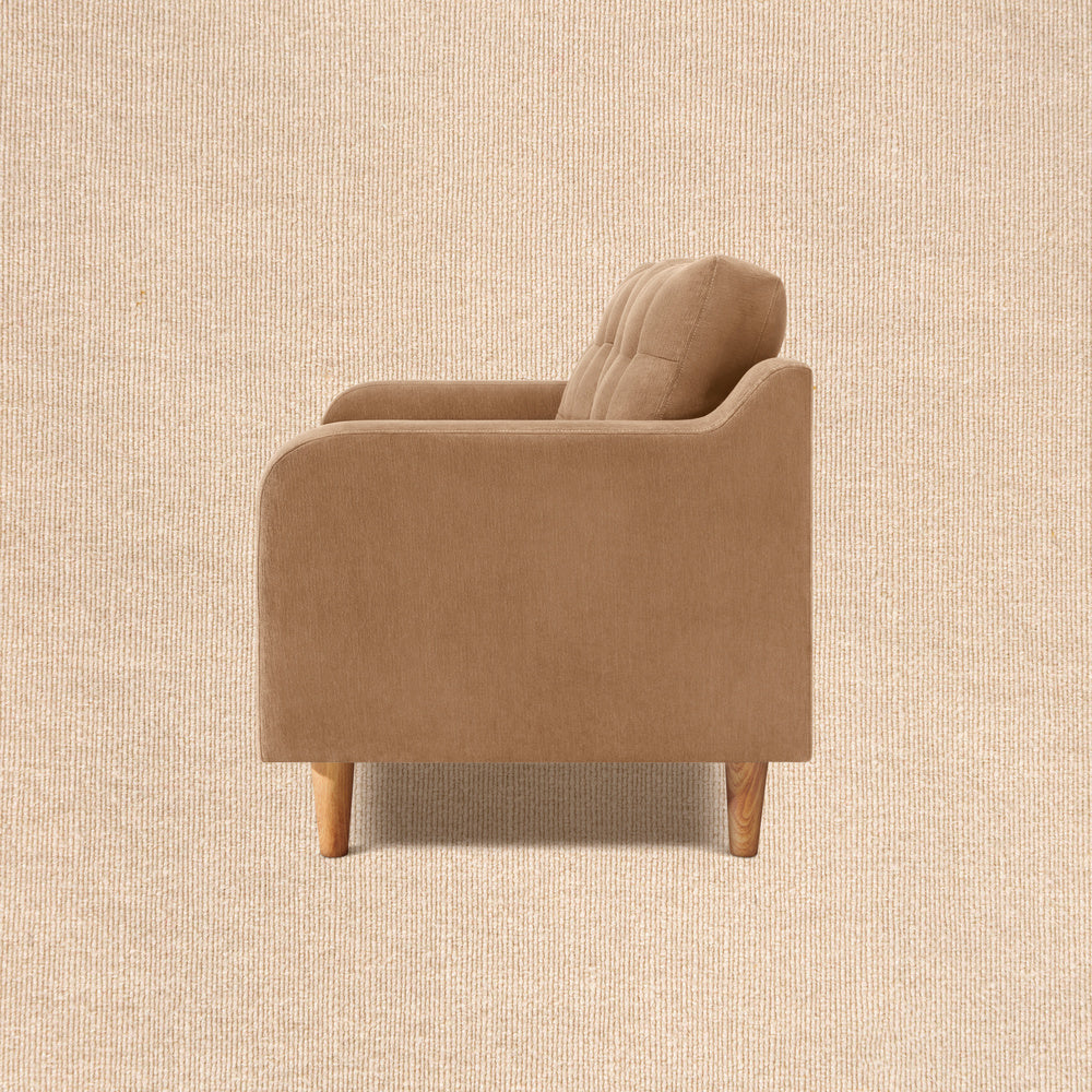 Ease Plus Beige Fabric 2 seater sofa - Image 6