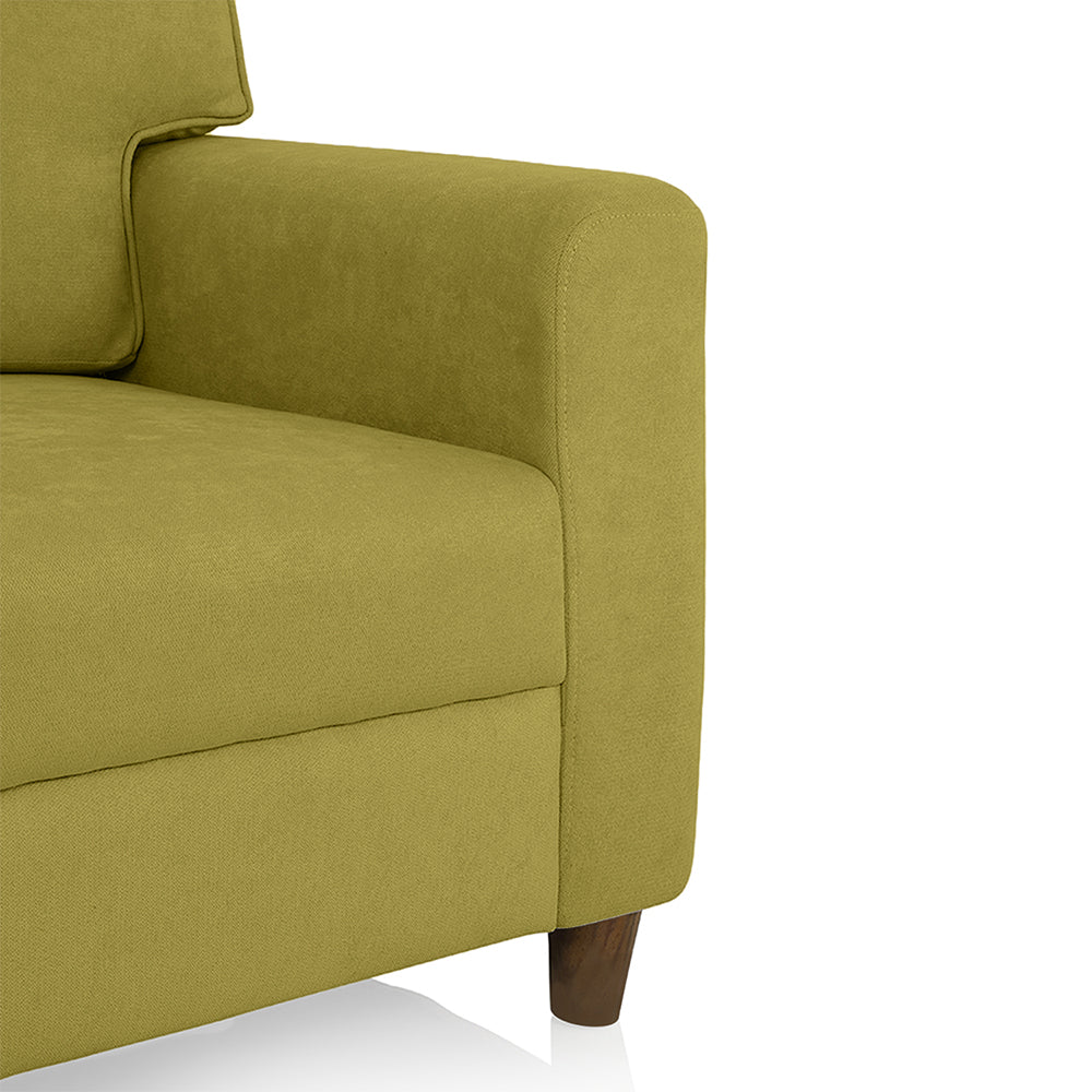 Utopia Green Fabric 1 seater sofa - Image 5