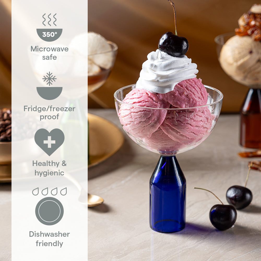 Kairo Ice Cream Bowls, Frost - Set of 2 - Image 6