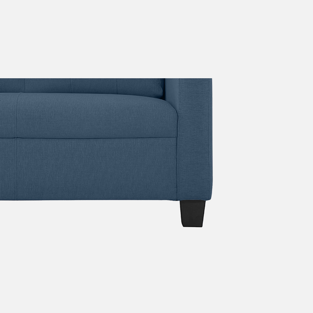 Ease Blue Fabric 2 Seater Sofa - Image 6