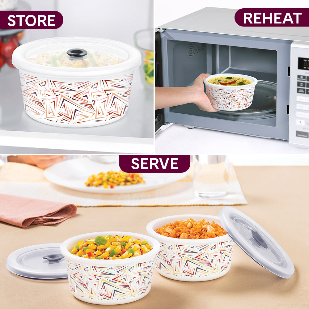 Larah Comet Storage Bowl Set, 400ml x 2 - Image 5