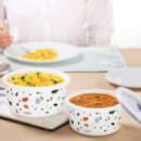 Larah Confetti Storage Bowl Set, 1.2L + 800ml