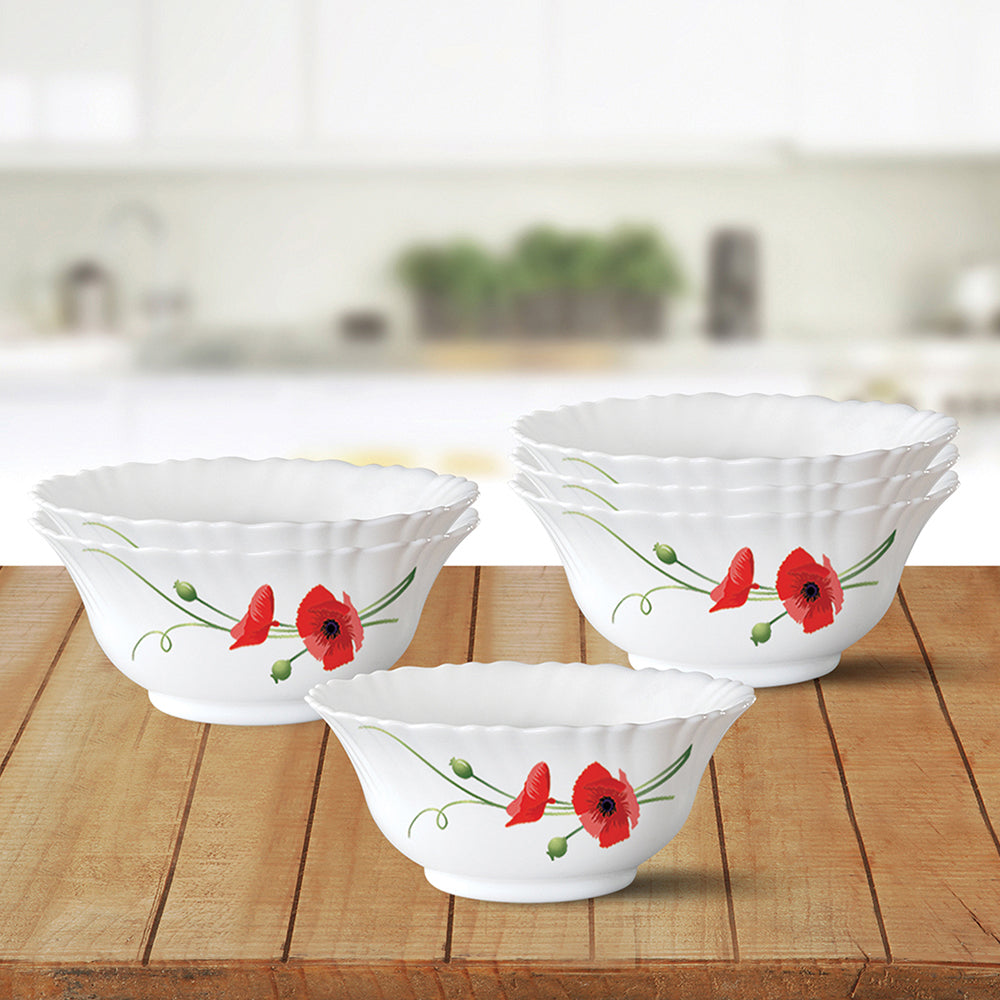 Larah Red Carnation Pudding Set, 7 pc (Small) - Image 4