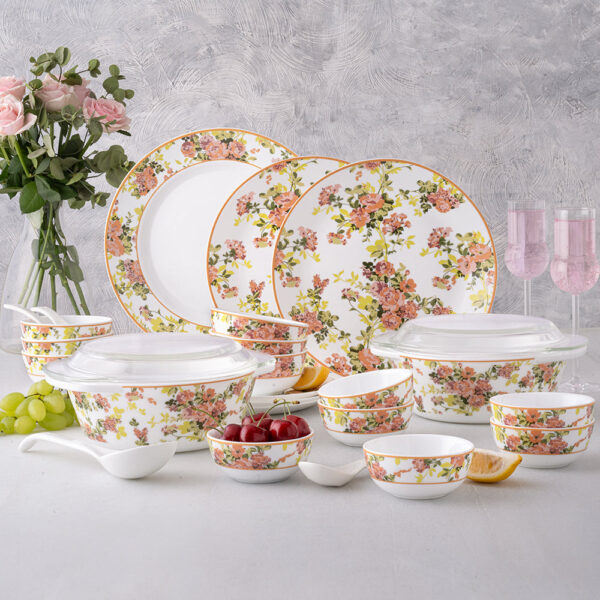 Larah Amora Dinner Set, 37 pc