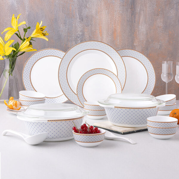 Larah Kosmia Dinner Set, 37 pc