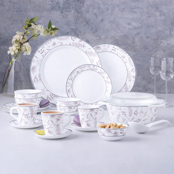 Larah Grandeur Dinner Set, 49 pc