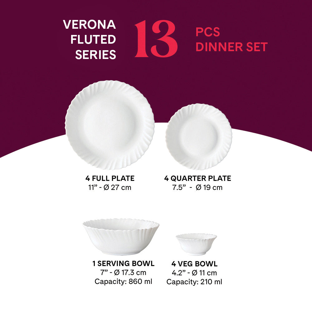 Larah Verona Dinner Set, 13 pc - Image 2