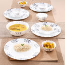 Larah Floret Dinner Set, 19 pc