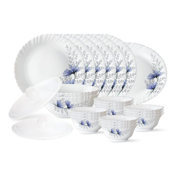 Larah Bellflower Dinner Set 23 pc