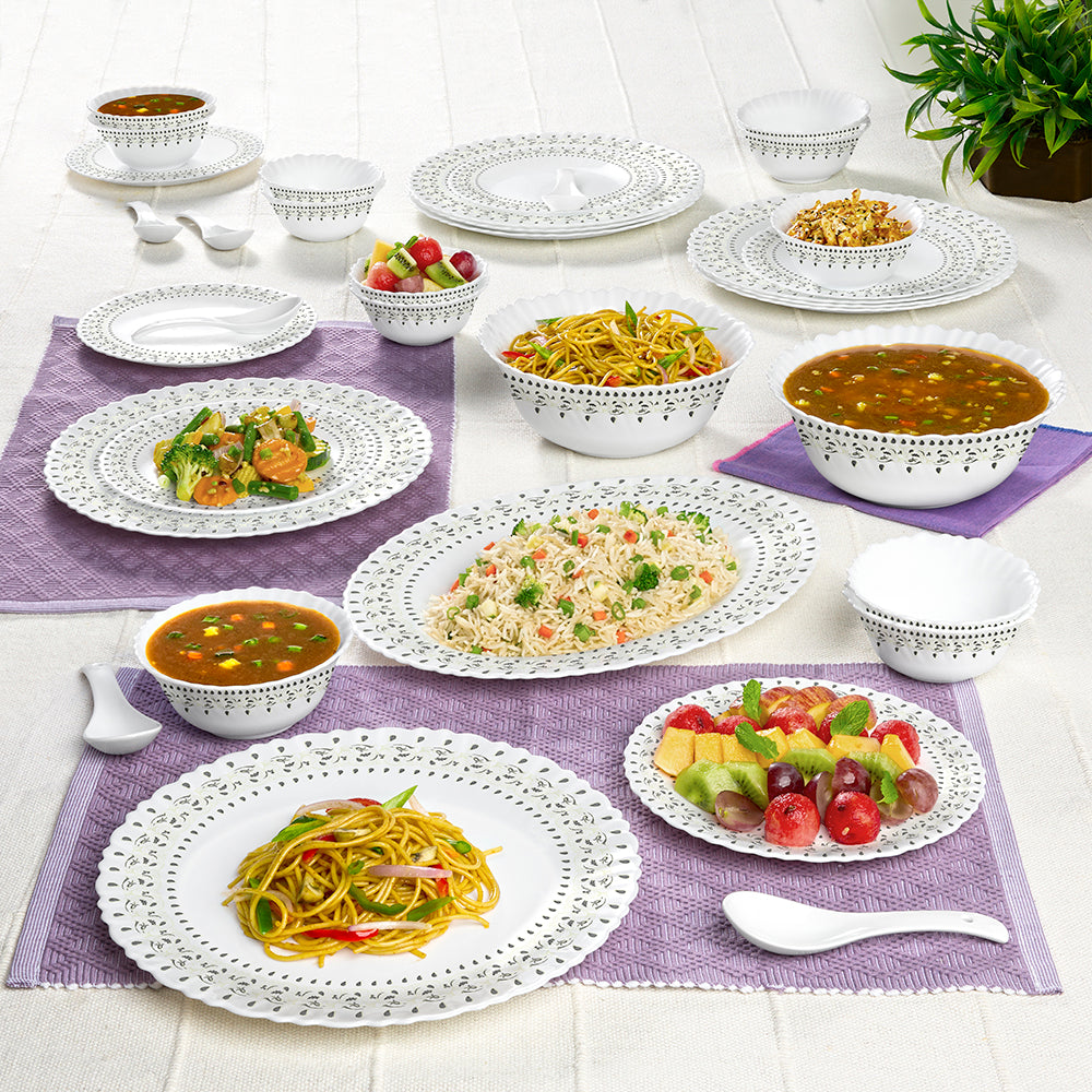 Larah Ora Gold Dinner Set, 33 pc - Image 8