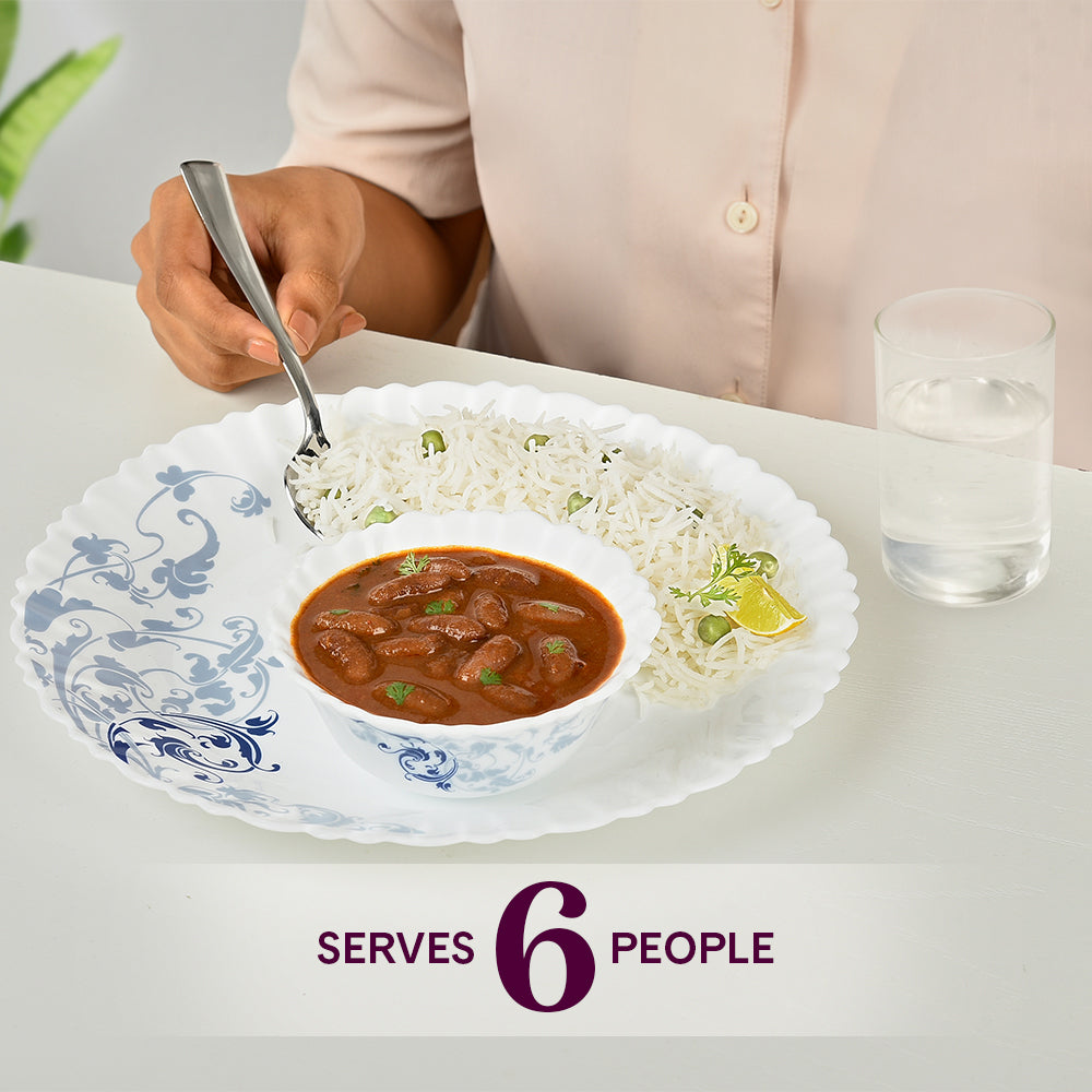 Larah Blue Eve 35 pc Dinner Set - Image 7