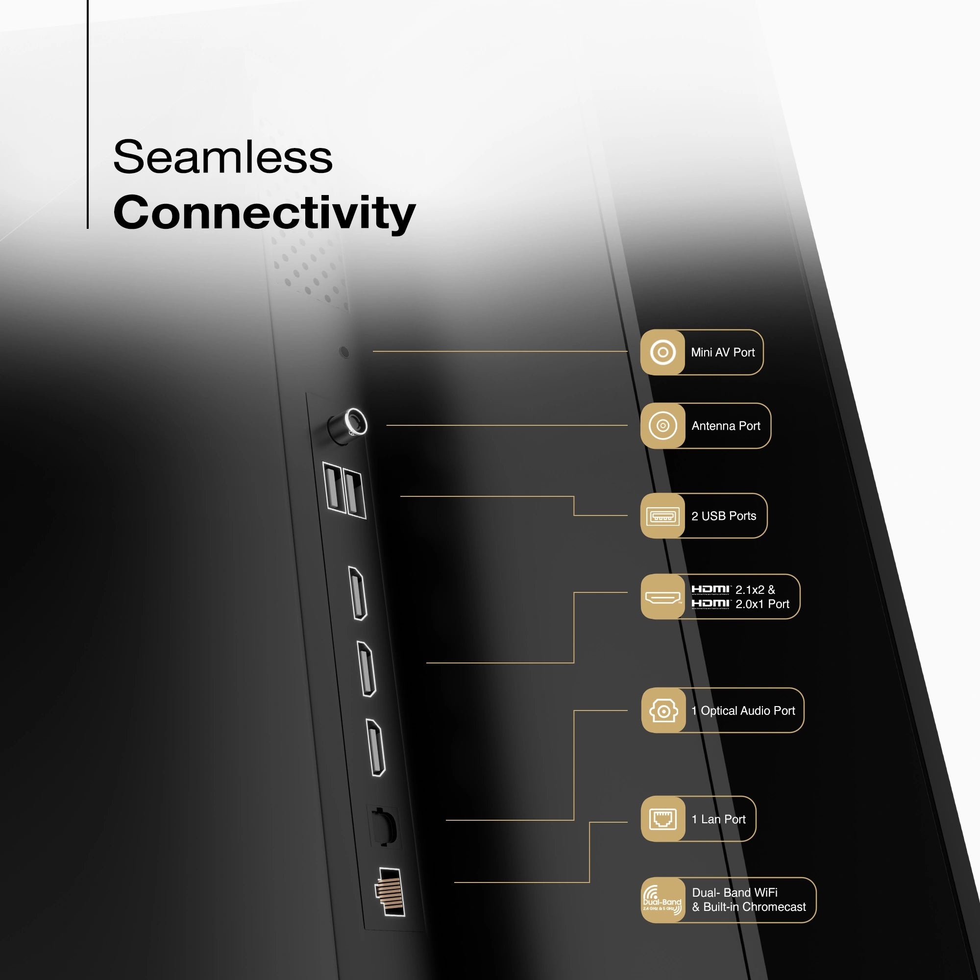 Sansui 254 cm (100) 4K Smart TV with QLED+ Display, Google TV with Dolby Vision, Dolby Atmos & 120 Hz Refresh Rate (JSW100GSQLEDFF) - Image 10
