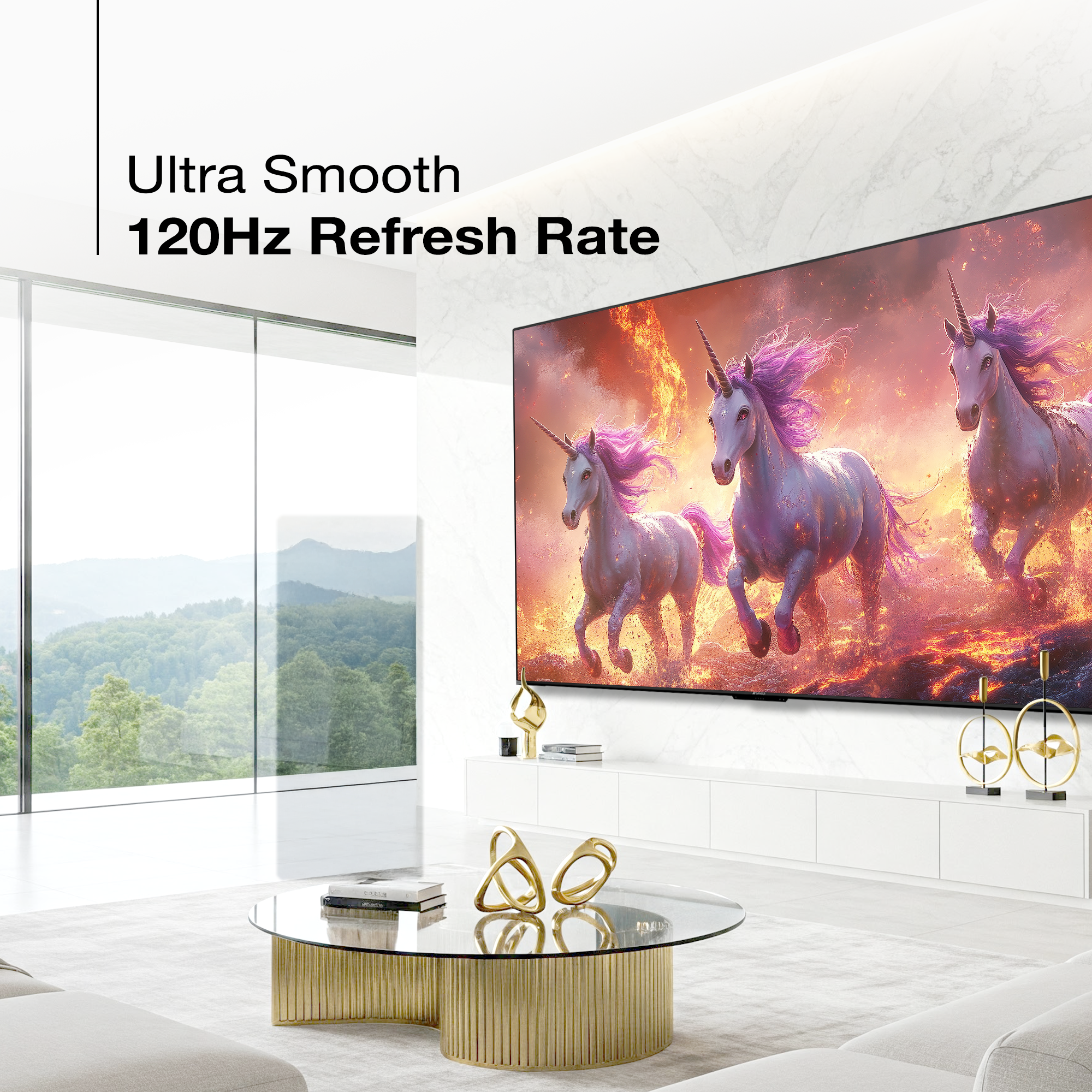 Sansui 254 cm (100) 4K Smart TV with QLED+ Display, Google TV with Dolby Vision, Dolby Atmos & 120 Hz Refresh Rate (JSW100GSQLEDFF) - Image 6