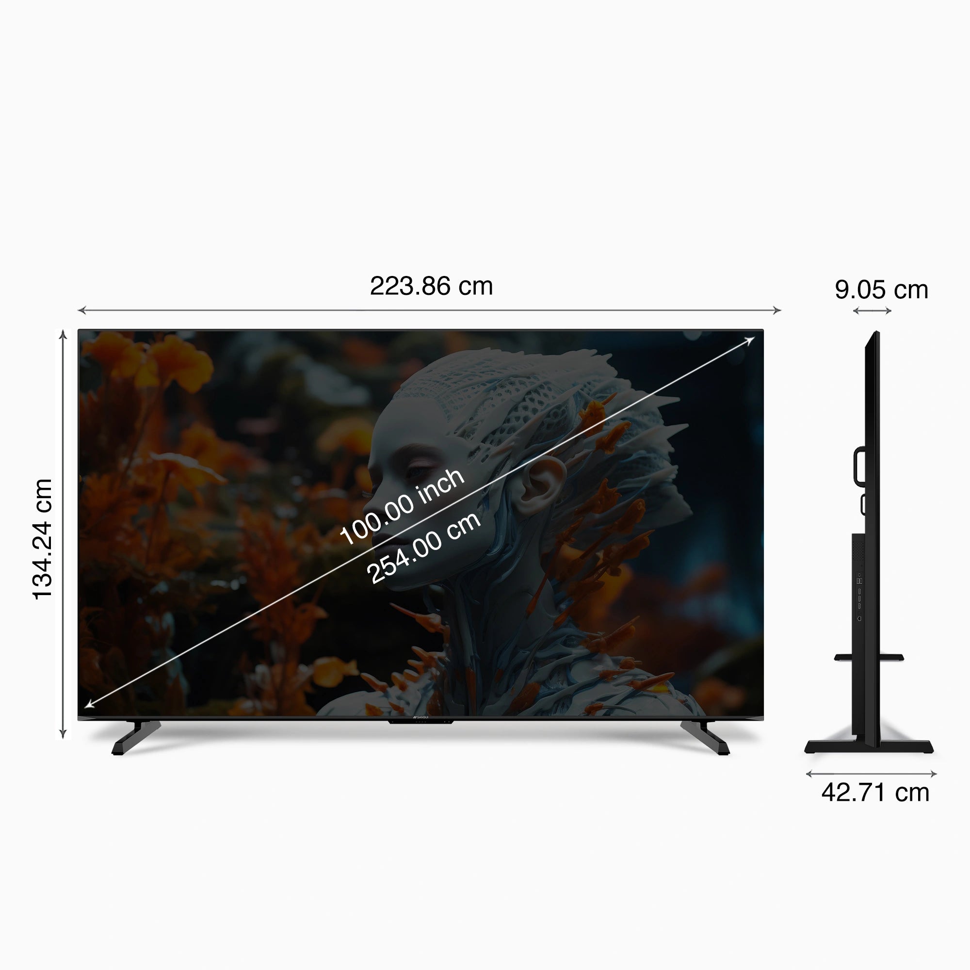 Sansui 254 cm (100) 4K Smart TV with QLED+ Display, Google TV with Dolby Vision, Dolby Atmos & 120 Hz Refresh Rate (JSW100GSQLEDFF) - Image 9