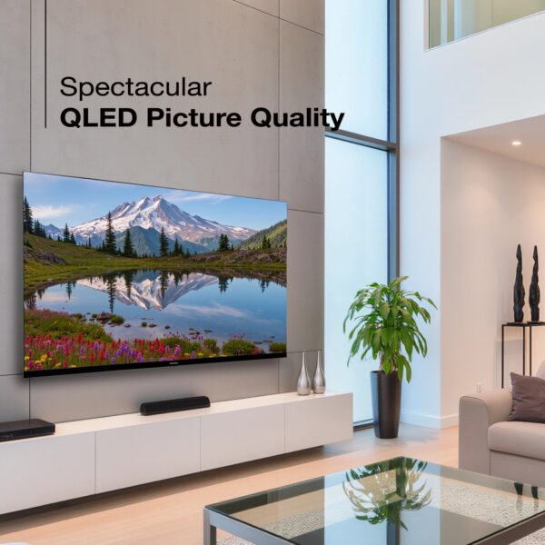 Sansui 109 cm (43) Full HD QLED Smart Google TV with HDR10, Dolby Audio, Bezel-Less Design, Built-in Chromecast & FloLED Panel (JSW43FHG5Q)