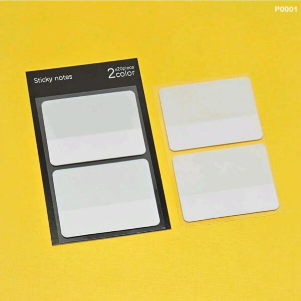 Functional Sticky Notes - 40 Sheets (56x49mm)