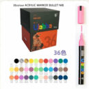 Chrome 36 Colour Acrylic Marker Set – Premium Paint Pens for All Surfaces | Vibrant, Waterproof & Multi-Use