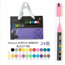 Chrome 24 Colour Acrylic Marker Set – Premium Paint Pens for All Surfaces | Vibrant, Waterproof & Multi-Purpose