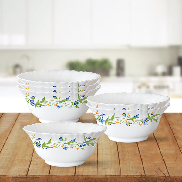 Larah Cripper Veg Bowl Set, 6 pc