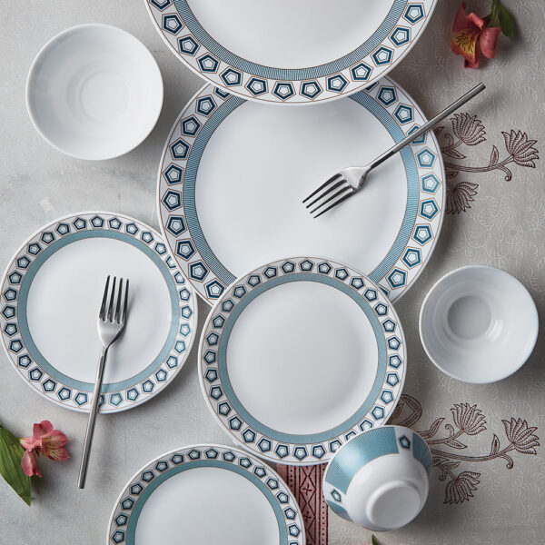 Larah Crystal Dinner Set, 27 pc