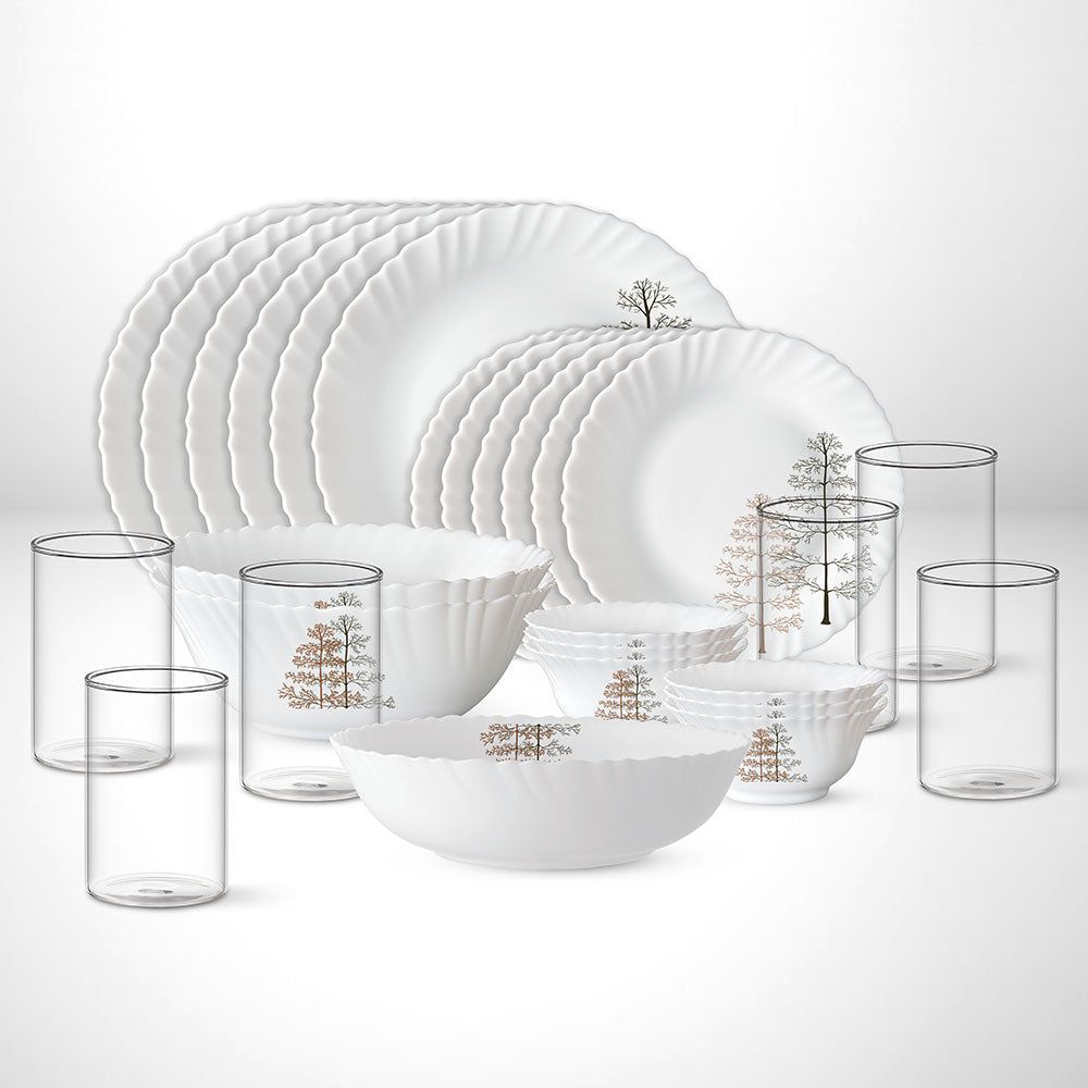 Larah Pine Dinner Set, 23 pc - Image 9
