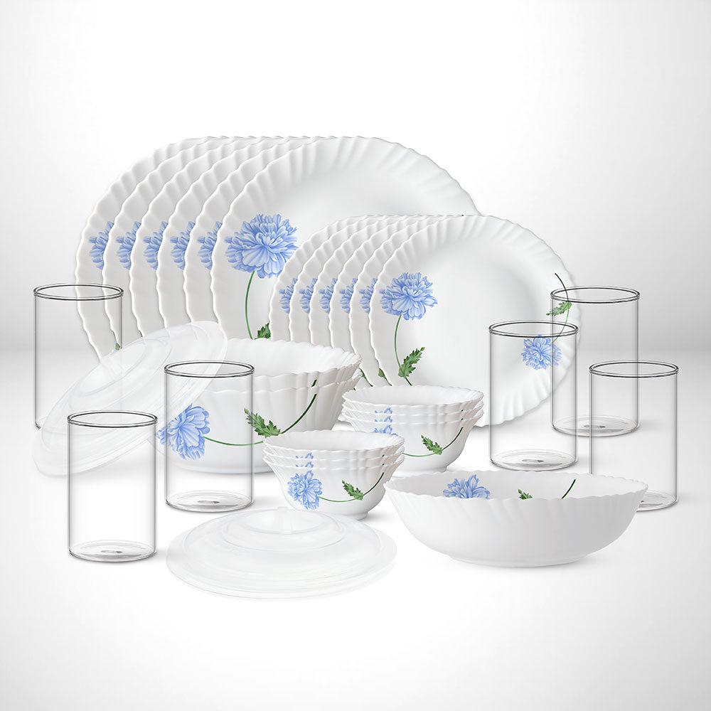 Larah Blue Mist Dinner Set, 9 pc - Image 9