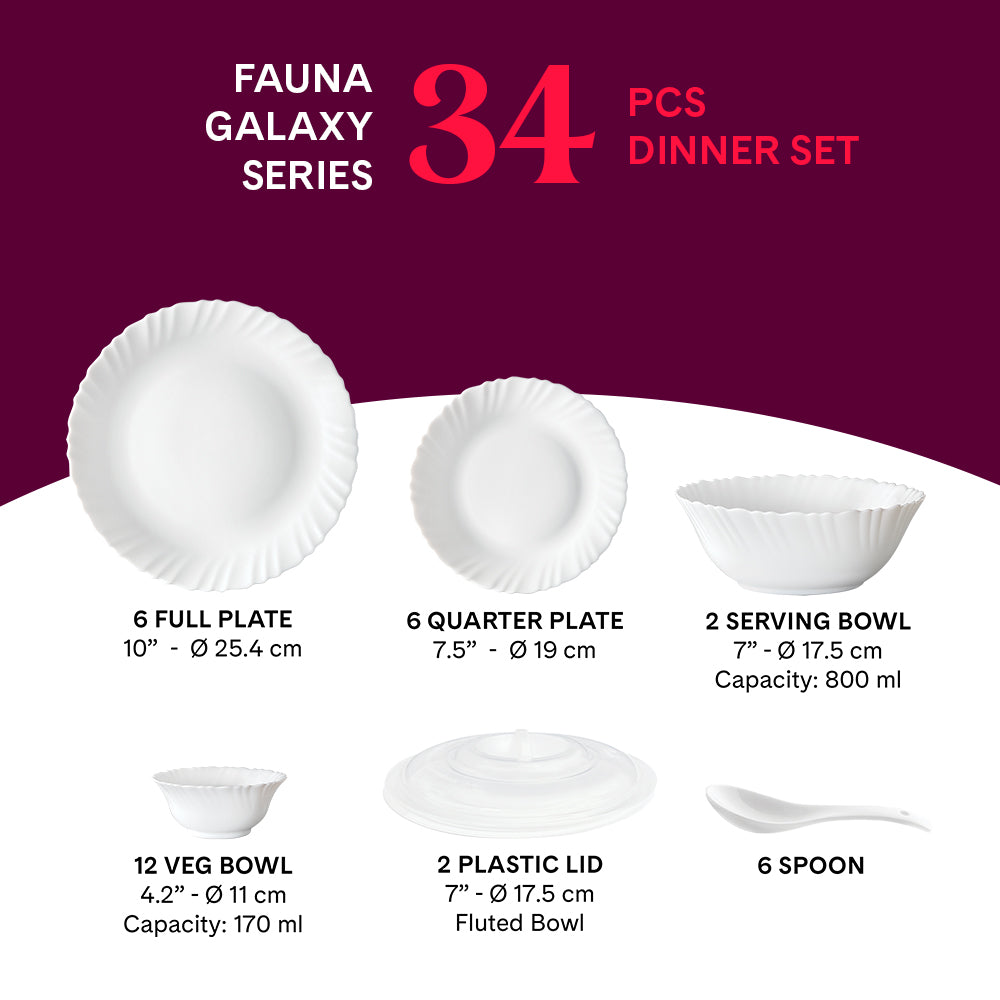 Larah Fauna Dinner Set 13 pc - Image 20