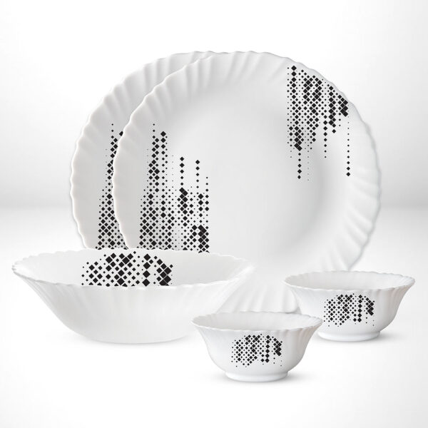 Larah Slate Dinner Set, 15 pc