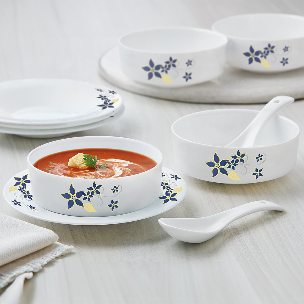 Larah Viva Soup Bowl w Saucer Set