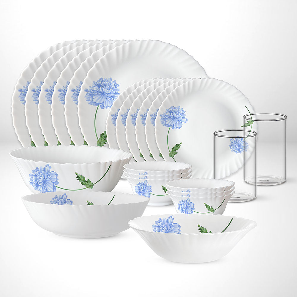 Larah Blue Mist Dinner Set, 9 pc - Image 19