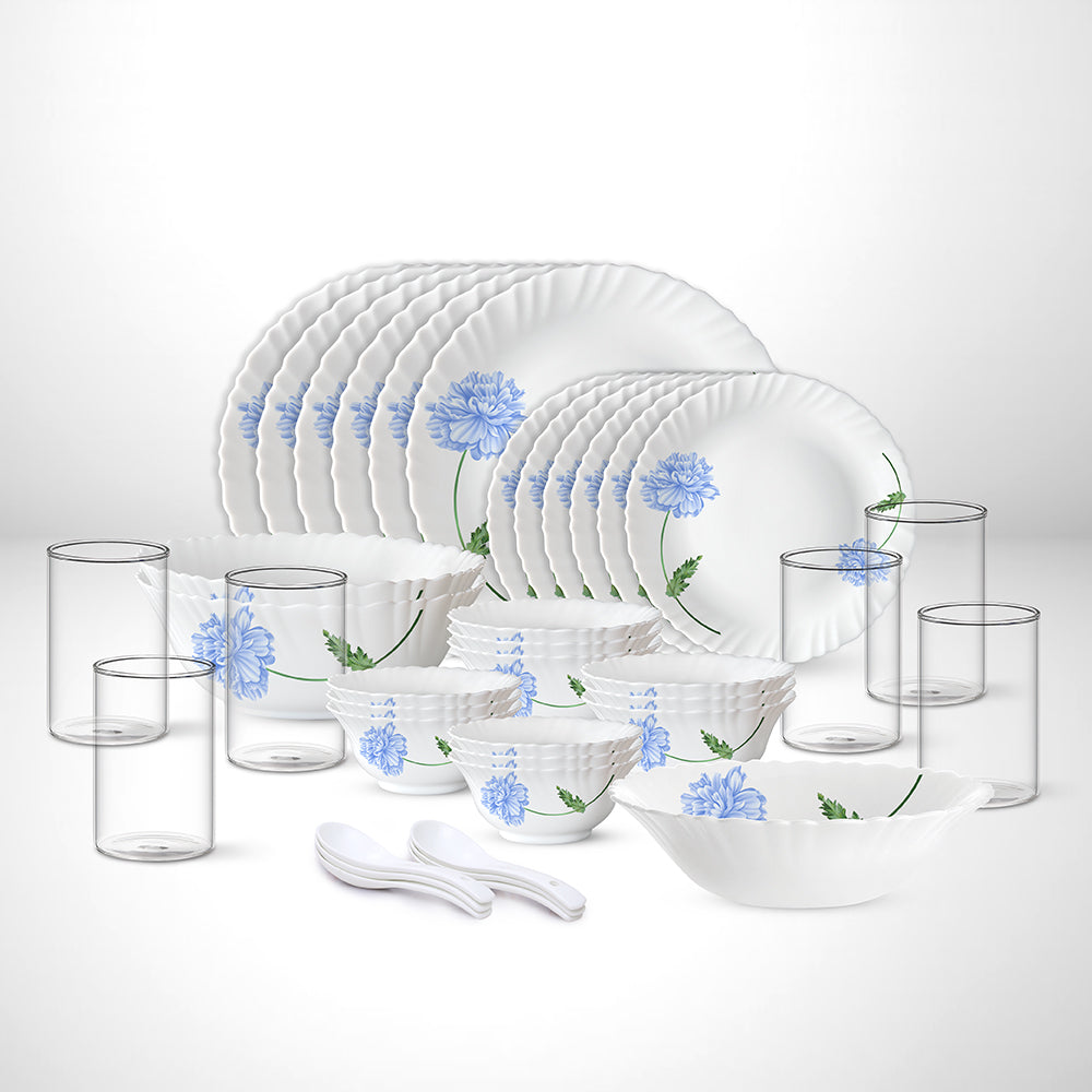 Larah Blue Mist Dinner Set, 9 pc - Image 16