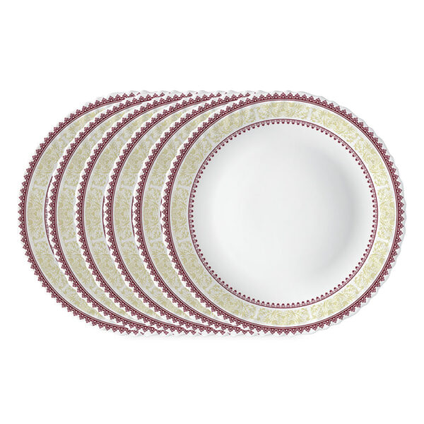Larah Elega Full Plate Set, 6 pc