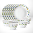 Larah Cripper Thali Set, 6 Plates + 12 Bowls