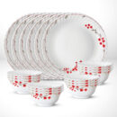 Larah Verona Thali Set, 6 Plates + 12 Bowls